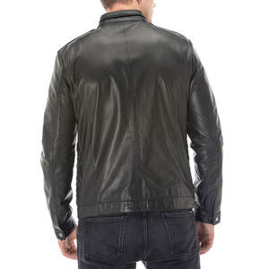 Chaqueta de Piel de Vaca para Hombre, Talla Grande, Personalizable OEM, Cuello Camisero, Transpirable, Impermeable, Fabricada en Pakistán, para Invierno - Product Image 2