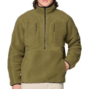 Veste coupe-vent à capuche en polaire douce pour homme, chaude, respirante, entièrement zippée, décontractée, pour les voyages en plein air, la randonnée, l'hiver, avec doublure en coton - Product Image 6