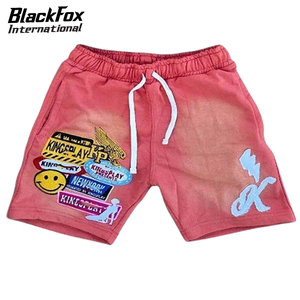 Wholesale Summer Street Wear Set Acid Wash 100% Cotton <b>Zip</b>-<b>Up</b> <b>Hoodie</b> and Shorts Boxy Fit Breathable Casual Style - Product Image 6