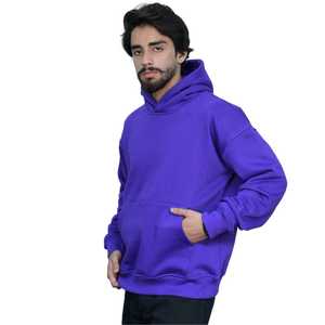 Sudadera con Capucha Extra Grande, Lavada al Ácido, Personalizada, 100% Algodón, Felpa, Hombros Caídos, Estilo Vintage, Holgada, Recortada, Estilo Urbano para Hombre - Product Image 4
