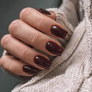 KQueenest medio mandorla unghie acriliche 30 pezzi occhio di gatto rosa chiaro Glitter Nude unghie finte rosa scintillante stampa su striscia di Gel per unghie - Product Image 4