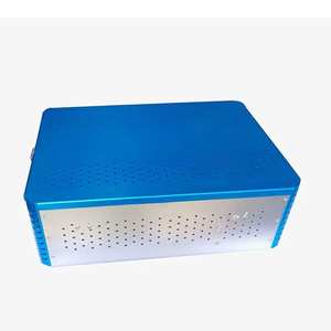 Caja de Almacenamiento de Instrumentos Quirúrgicos de Acero Inoxidable con Acabado Anodizado Frío, Bandeja de Esterilización Manual Autoclavable - Product Image 4