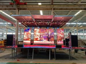 Camion de scène de concert extérieur neuf, personnalisé en usine, Euro 5, manuel, avec transmission 4x2 et écran LED pliable, à vendre - Product Image 2