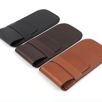Montre indienne en cuir véritable étui à roulettes sac de couverture de boîtier de montre de voyage de luxe personnalisé hommes et femmes sac de couverture de montre de voyage