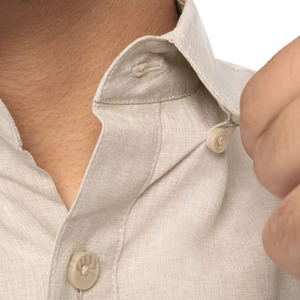 Camisas de Pesca de Manga Corta con Botones y Protección UV para Hombre, con Cuello Alto y Logotipo Personalizado - Product Image 6