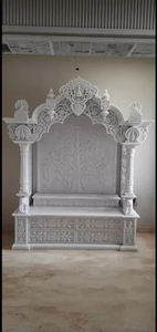 Vente en gros de temples d'intérieur de temple en marbre blanc en pierre naturelle pour les maisons et les bureaux à bas prix - Product Image 3