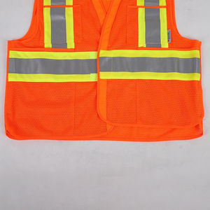 With logo Custom Led <b>Work</b> Engineer Reflective Safety Clothing <b>Jacket</b> Industrial <b>Construction</b> High Visible Mesh Safety Vest - Product Image 2
