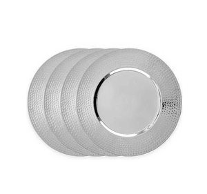 Assiette de fête bon marché en vrac assiettes de présentation en acier inoxydable plateau de service assiettes de mariage à vendre - Product Image 6