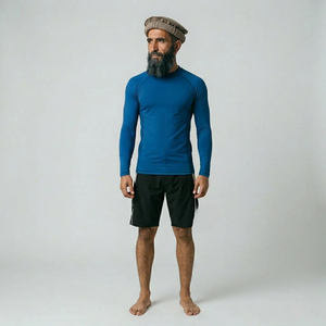 Men's Rash Guard Quick Dry Breathable <b>Swim</b> <b>Shirt</b> Printed Custom Long Sleeve Men's Rash Guard With Shipment And Delivery - Product Image 3