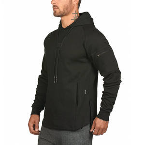 Venta al por mayor de algodón de cáñamo hombres Sudadera con capucha personalizada ropa de calle hombres algodón Spandex sudaderas con capucha pulóver sudadera sudaderas con capucha - Product Image 3