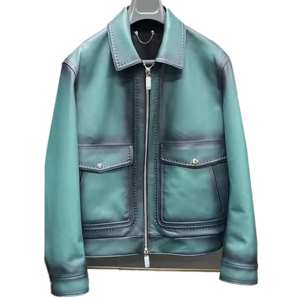 2025 Cactus maïs pomme plante veste en cuir végétalien BIO à base écologique dégradable en cuir veste imperméable - Product Image 3