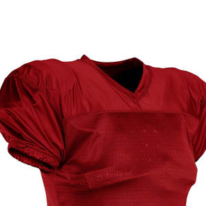 Camiseta de fútbol americano OEM bordada o sublimada personalizada de primera calidad Camiseta de fútbol personalizada con degradado de malla vibrante - Product Image 2