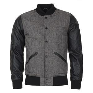 Chenille เสื้อแจ็คเก็ตเบสบอล,เสื้อบอมเบอร์ลายปักโลโก้แบบกำหนดเอง - Product Image 1