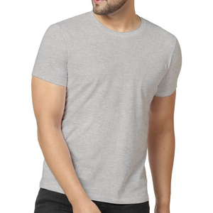 Camisetas de hombre de poliéster hechas a medida Camisetas de hombre de cuello redondo transpirables con logotipo de impresión personalizada de poliéster de algodón Premium de alta calidad - Product Image 1