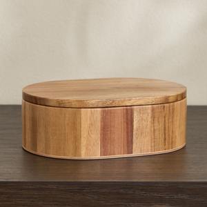 Joyero de madera simple, pieza de almacenamiento decorativa multifuncional, agrega lujo y versatilidad para exhibición de regalos o uso doméstico - Product Image 3