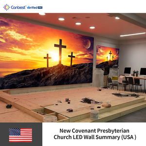 Schermo LED <span class=keywords><strong>Video</strong></span> Wall Canbest Fiw P2.5 3840X2400Mm 12.59Ftx7.87Ft per Chiesa Presbiteriana New Covenant negli Stati Uniti - Product Image 5