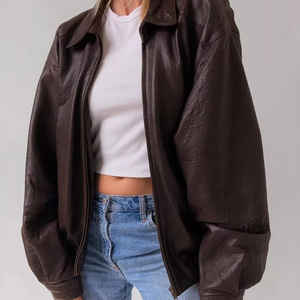 Vestes en cuir pour femmes sur mesure, vestes en cuir de haute qualité pour femmes, vestes en cuir tendance, prix bas, best-seller - Product Image 5