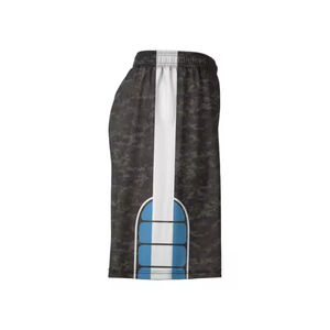 Ensemble de shorts de crosse à logo personnalisable de haute qualité Vêtements de sport d'équipe décontractés en maille de coton entièrement conçus pour la course - Product Image 2