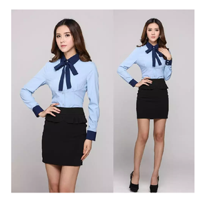 Uniforme de negocios para mujer, traje de algodón oficial para mujer, precio al por mayor, muestra disponible - Product Image 6