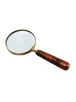Loupe en bois décorative, idéale pour le bureau, la bibliothèque, la salle d'étude, aide à la lecture, usage quotidien, décoration de la maison, cadeau