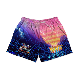 กางเกงวิ่งขาสั้นผ้าตาข่ายสไตล์ไฮสตรีทเสื้อผ้าออกกำลังกายฟิตเนสยิม - Product Image 3