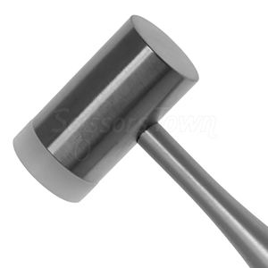 Combinación de cabeza de mazo quirúrgico de acero inoxidable con tapa de nailon y diseño de mango de aluminio ligero - Product Image 6