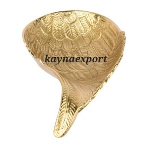 Nouveau Bol de Présentation Designer Écologique Jetable de Haute Qualité pour Chocolats et Fruits Secs, Plaqué Or en Aluminium, Idéal pour Mariages - Product Image 4