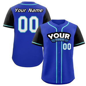 Maillot de baseball à boutons complets en polyester durable adapté aux matchs d'entraînement, aux uniformes d'équipe et aux événements sportifs - Product Image 5