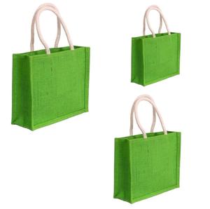 2025 nouveau Design naturel toile de jute réutilisable épicerie demoiselle d'honneur en ligne en gros emballage fourre-tout Jute sac - Product Image 5