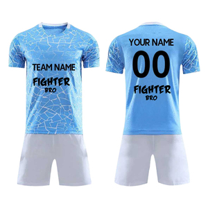 Jersey de fútbol con cuello en V para adultos y niños, camisetas en blanco de secado rápido para jugador de fútbol - Product Image 3