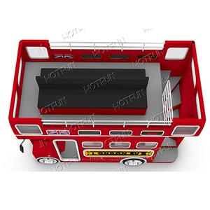 Tren Eléctrico sin Rieles <span class=keywords><strong>de</strong></span> Alta Calidad Tipo Autobús <span class=keywords><strong>de</strong></span> Londres para Parques <span class=keywords><strong>de</strong></span> Atracciones, Capacidad para 24 Personas, Certificado CE, Edades 8+ - Product Image 3
