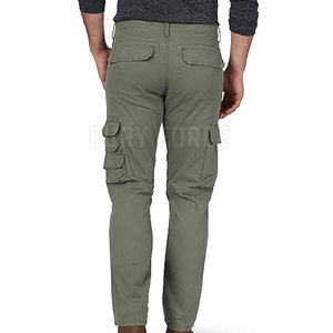 Nouveau design Pantalon cargo pour hommes Meilleur prix 100% coton Style décontracté Léger Lavage foncé pour adulte Streetwear - Product Image 2