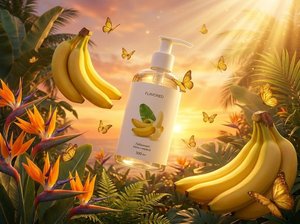 Gel Íntimo Comestible a Base de Agua con Sabor a Plátano, Ecológico, Puro, Natural, en Botella con Atomizador de 200 ml, Resistente al Agua - Product Image 5