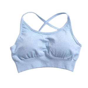 Mode Yoga OEM femmes ensembles vêtements Fitness sans couture Yoga ensemble femmes Gym sport pantalon vêtements de sport 2 pièces ensemble femmes - Product Image 4