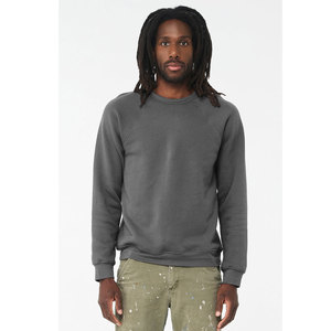 Bella + เสื้อสเวตเตอร์ผ้าแคนวาสขนแกะแบบยูนิเซ็กส์เสื้อจั๊มเปอร์คอกลมผ้านุ่มพร้อมเทคนิคปักสำหรับฤดูหนาว - Product Image 6