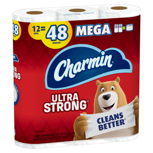 CharminUltra Strong Papier toilette 12 méga rouleau, 264 feuilles par rouleau, 3168 feuilles - Product Image 1