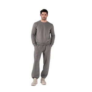 Sudadera Nueva de Moda para Hombre, Cuello Redondo, Manga Larga, Felpa Acogedora, Prenda Superior Cómoda para el Invierno - Product Image 5