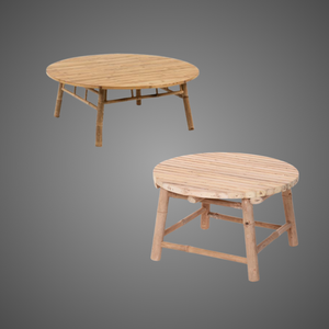 Chaise pliante en bambou de couleur naturelle au design traditionnel pour l'extérieur et la cuisine (GT 713) - Product Image 3