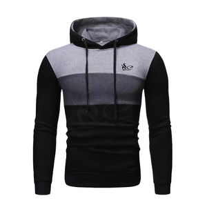 Sweats à capuche pour hommes personnalisables, grande taille, motif uni, entièrement en stock, prix bas et couleur personnalisée - Product Image 4