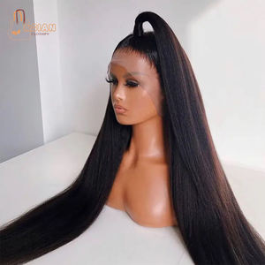 Brésilien Lace Front Water Wave Perruques Femmes Noires Grand Stock HD Cheveux Humains Droite Deep Body Wave Styles Longue Longueur - Product Image 1