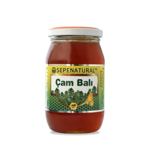 Miel de pin biologique naturel Sepe 480g en pot Mason |   Jus de pin turc de qualité supérieure, qualité alimentaire, 80% Brix, en vrac - Product Image 1