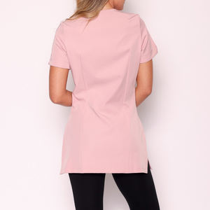 Tunique personnalisable pour femmes, respirante, écologique, uniformes de travail pour infirmières, brodés, spa, salon de beauté, hôpital - Product Image 4