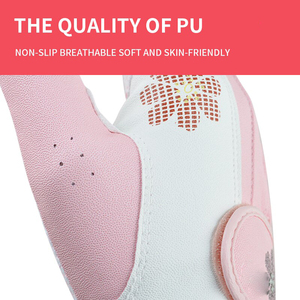 Golf Gloves Ladies Left Hand <b>New</b> Summer Comfortable Wearable Golf Cabretta Sheepskin Leather Non-Slip Gloves - Product Image 4