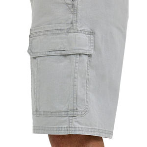 <b>Men's</b> Loose Cropped <b>Camo</b> <b>Cargo</b> Shorts Raw Hem Camouflage Streetwear with Distressed Utility Pockets 100% Cotton Mid Waist - Product Image 5