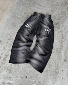 Ensemble de pantalons de survêtement et sweat à capuche en détresse personnalisé survêtements délavés à l'acide avec fermeture éclair brodés pour hommes sweats à capuche et sweat-shirts pour hommes - Product Image 2