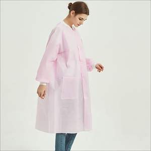 OEM personalizado al por mayor desechable no tejido bata de laboratorio médico a prueba de polvo uniformes de hospital - Product Image 5