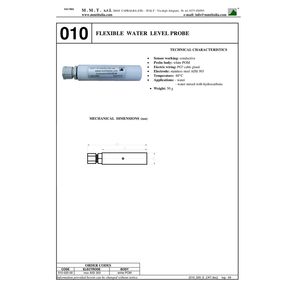 Detección confiable de nivel de sonda conductora colgante 010 para medición de líquidos y aplicación de transmisor de sensor de nivel de control - Product Image 2