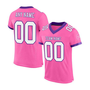 Camisetas y Uniformes de Fútbol Americano de Primera Calidad, Transpirables, que Absorben la Humedad, de Manga Corta para Hombres Aficionados - Product Image 5