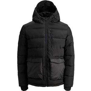 Chaqueta acolchada personalizada ligera para hombre, abrigo de invierno de nuevo diseño con cremallera a prueba de viento y capucha hinchada, venta al por mayor, estilo burbuja - Product Image 1