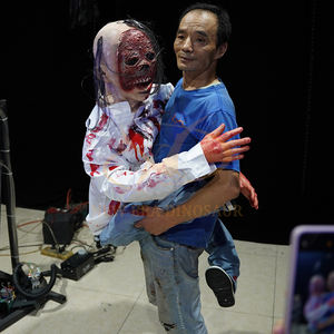 Horror Animatronic fantasma Zombie modelo interior accesorios de Metal para Terror <span class=keywords><strong>Escape</strong></span> <span class=keywords><strong>Room</strong></span> para centros comerciales uso público y Aeropuerto - Product Image 4